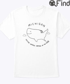 Michigan Flying Whale Captain Of The USA Shirt