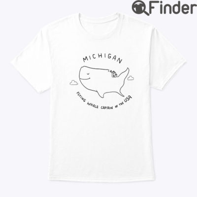 Michigan Flying Whale Captain Of The USA Shirt