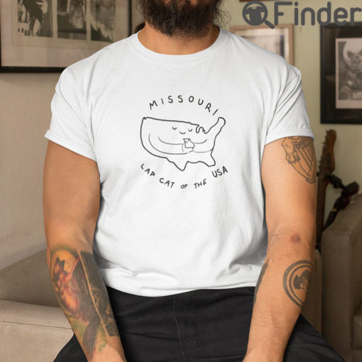 Missouri Lap Cat Of The USA T Shirt