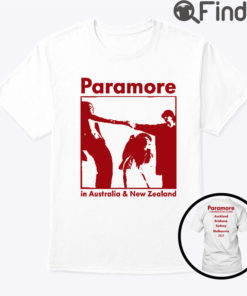 Paramore In Australia And New Zealand Shirt Auckland Brisbane Sydney Melbourne 2023
