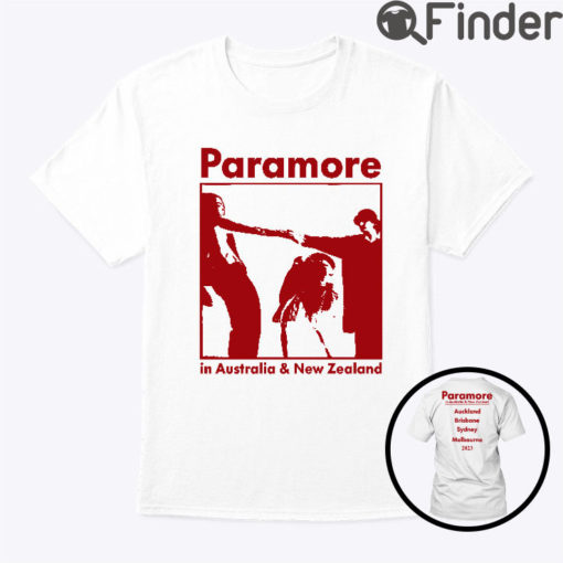 Paramore In Australia And New Zealand Shirt Auckland Brisbane Sydney Melbourne 2023