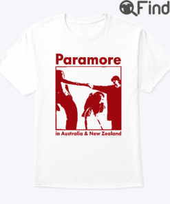 Paramore In Australia And New Zealand T Shirt Auckland Brisbane Sydney Melbourne 2023