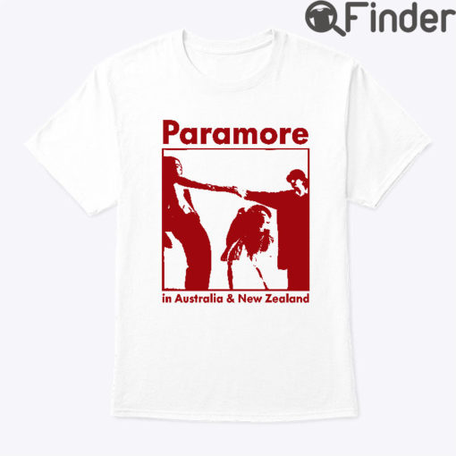 Paramore In Australia And New Zealand T Shirt Auckland Brisbane Sydney Melbourne 2023