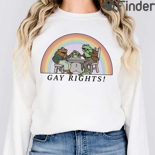 Rainbow Colors Frog Pride T Shirt And Toad Gay Rights