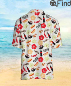 San Francisco Giants Coca Cola Aloha Foodie Hawaiian Shirts