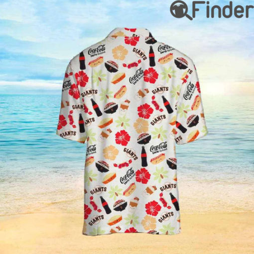 San Francisco Giants Coca Cola Aloha Foodie Hawaiian Shirts