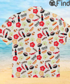 San Francisco Giants Coca Cola Aloha Foodie Hawaiian T Shirt