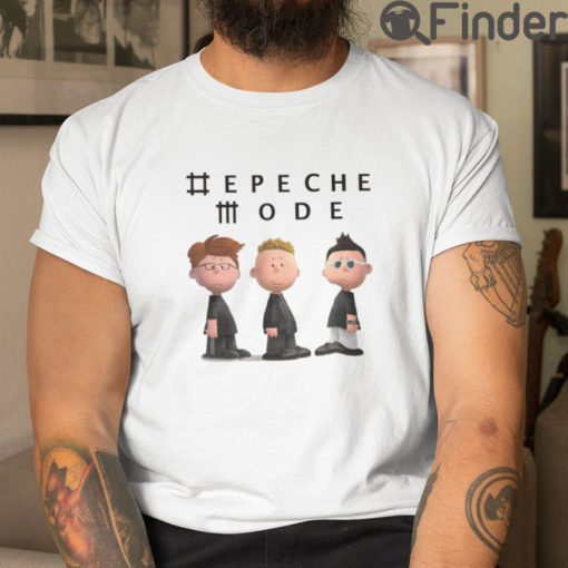 Snoopy Peanuts As A Band Depeche Mode T Shirts