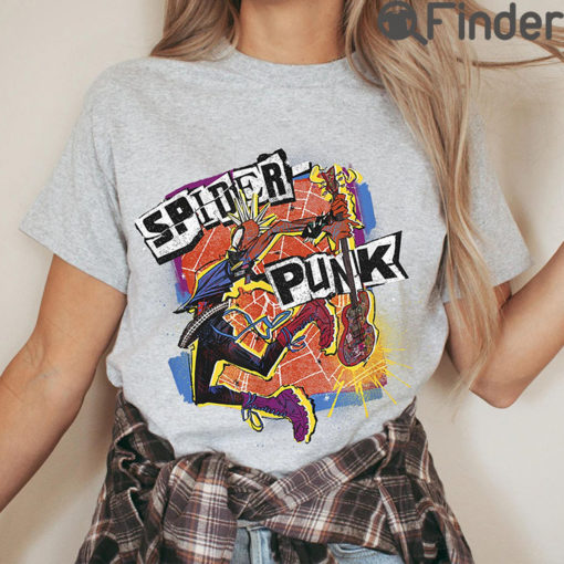 Spider Punk T Shirt Spiderman