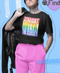 Straight Outta The Closet LGBTQ Pride T Shirt