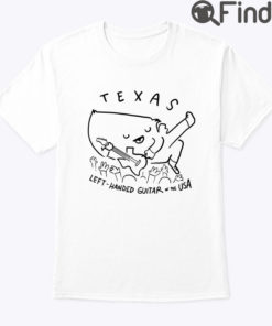 Texas Left Handed Guitar Of The USA Shirt