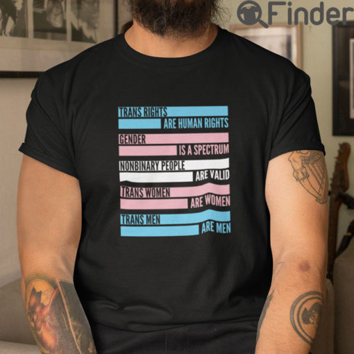 Trans Rights Are Human Rights Gender Is A Spectrum T Shirt