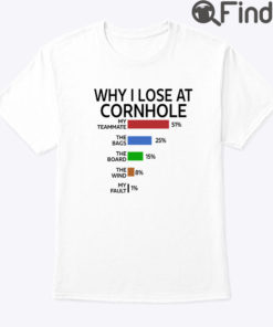 Why I Lose At Cornhole Shirt