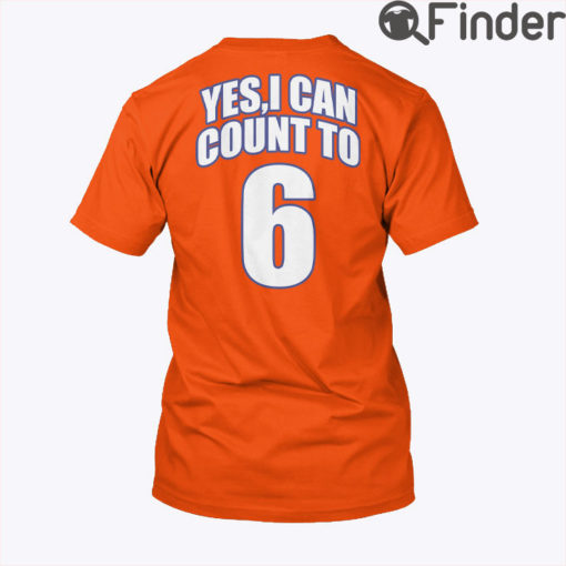 Yes I Can Count To 6 Shirt Florida Baseball