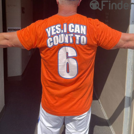 Yes I Can Count To 6 T Shirt Florida Baseball