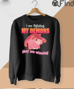 I Am Fighting My Demons And They Are Winning Rat T Shirt