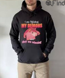 I Am Fighting My Demons And They Are Winning Rat Tee Shirt