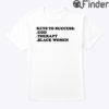 Key To Success God Therapy Black Women Tee