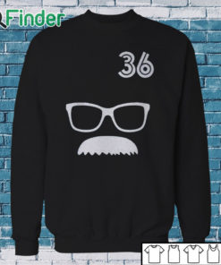 Sweatshirt 36 Davis Schneider Glasses Moustache Shirt