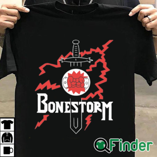 T shirt black Bone Storm Unisex T Shirt