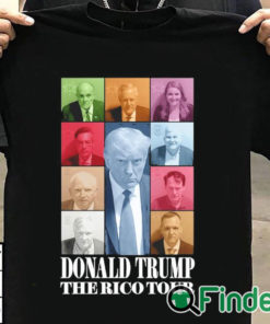 T shirt black Donald Trump The Rico Tour T Shirt