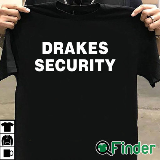 T shirt black Drakes Security Shirt