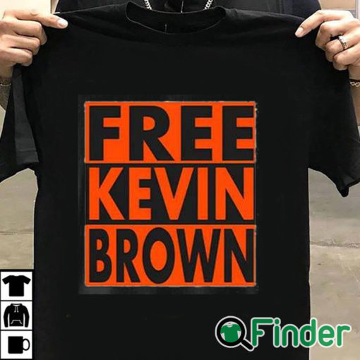 T shirt black Free Kevin Brown Shirt