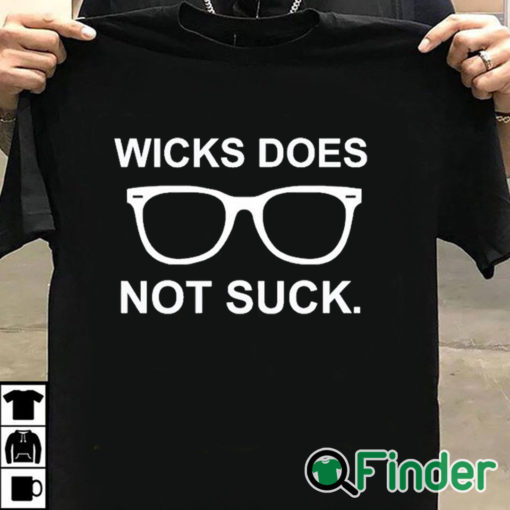 T shirt black Jordan Wicks Does Not Suck Shirt