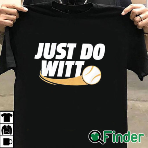 T shirt black Just Do Witt Shirt