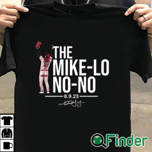 T shirt black Michael Lorenzen The Mike lo No no Signature Shirt