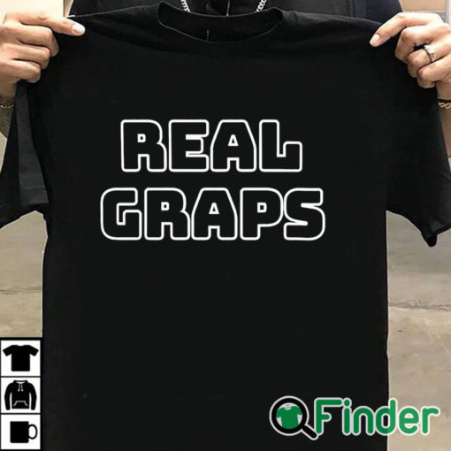 T shirt black Real Graps Shirt