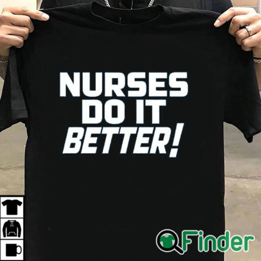 T shirt black Robert Plant Nurses Do It Better Shirt