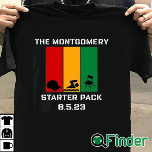 T shirt black The Montgomery Starter Pack 8.5.23 Shirt