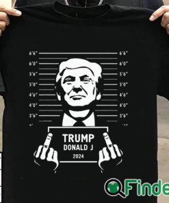 T shirt black Trump 2024 Mugshot Style Poster Shirt