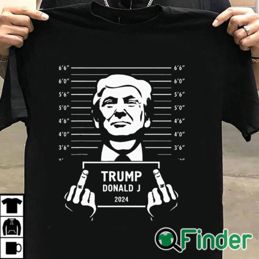 T shirt black Trump 2024 Mugshot Style Poster Shirt