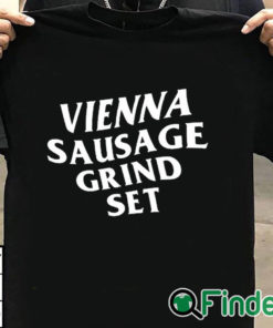 T shirt black Vienna Sausage Grind Set Shirt