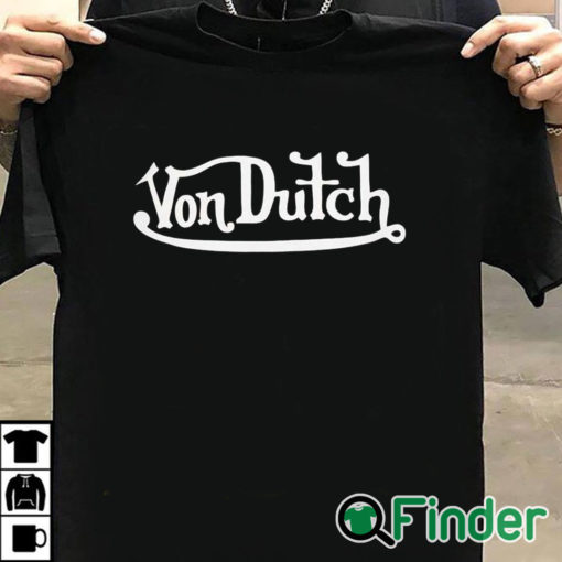 T shirt black von dutch shirt