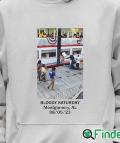 Unisex Hoodie Bloody Saturday Montgomery Alabama Brawl Shirt