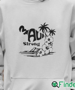 Unisex Hoodie Retro Maui Strong Shirt Fundraiser Lahaina T Shirt Support for Hawaii Fire Victims Maui Wildfire