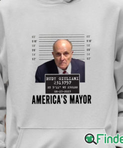 Unisex Hoodie Rudy Giuliani Mugshot America's Mayor T Shirt