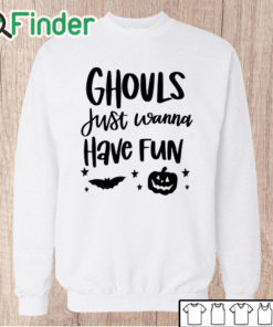 Unisex Sweatshirt Ghouls Just Wanna Have Fun Sweatshirt, Spooky Halloween T Shirt
