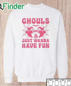 Unisex Sweatshirt Ghouls Just Wanna Have Fun Tee, Retro Halloween, Ghouls Just Wanna Have Fun Shirt