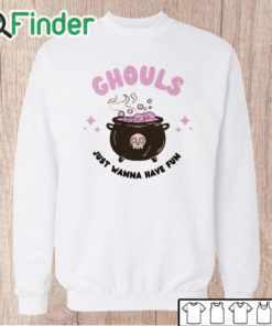 Unisex Sweatshirt Ghouls Night Out Shirt, Retro Halloween Comfort Tee, Retro Halloween Shirt