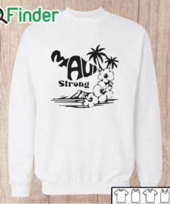 Unisex Sweatshirt Retro Maui Strong Shirt Fundraiser Lahaina T Shirt Support for Hawaii Fire Victims Maui Wildfire