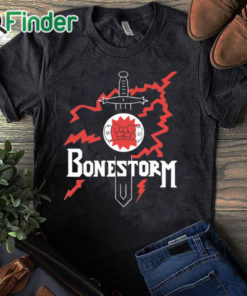 black T shirt Bone Storm Unisex T Shirt