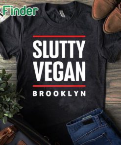 black T shirt Chloe Bailey Slutty Vegan Brooklyn Shirt