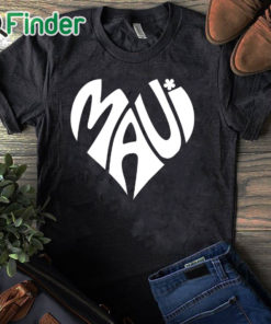 black T shirt Maui Strong Shirt Fundraiser Lahaina T Shirt Maui Wildfire Relief