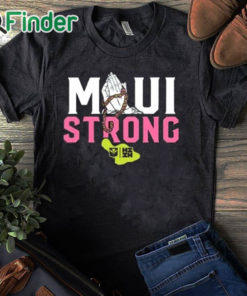 black T shirt Pray Maui Strong Shirt