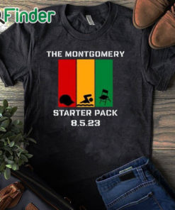 black T shirt The Montgomery Starter Pack 8.5.23 Shirt