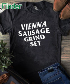 black T shirt Vienna Sausage Grind Set Shirt